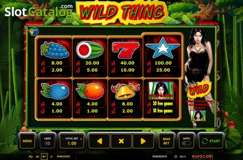 Скрин7. Wild Thing слот