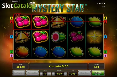 Скрин4. Mystery Star (Eurocoin Interactive) слот