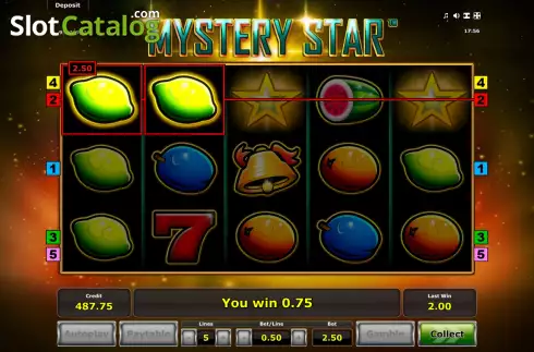 Скрин5. Mystery Star (Eurocoin Interactive) слот