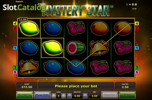 Скрин6. Mystery Star (Eurocoin Interactive) слот