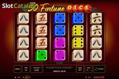 Скрин2. 50 Fortune Dice слот