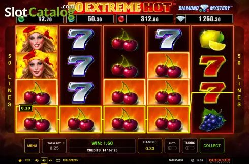 Скрин4. 50 Extreme Hot слот