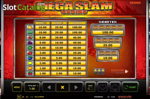 Скрин7. Mega Slam Casino слот
