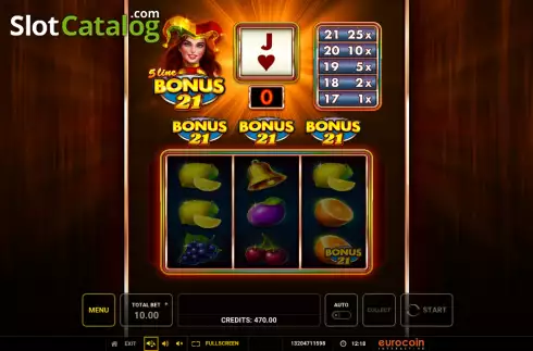 Скрин4. 5-Line Bonus 21 слот