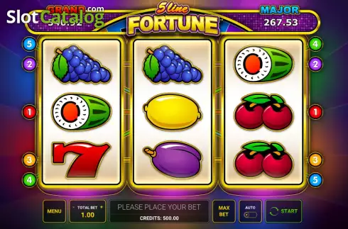 Скрин2. 5-Line Fortune слот