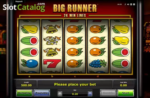 Скрин2. Big Runner слот