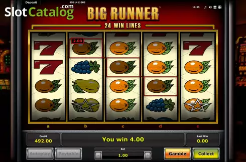 Скрин3. Big Runner слот
