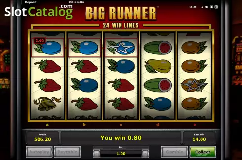 Скрин4. Big Runner слот