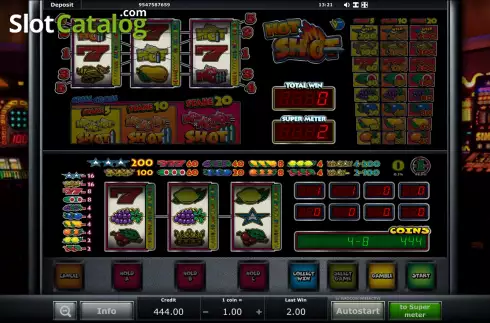 Скрин5. Hot Shot (Eurocoin Interactive) слот