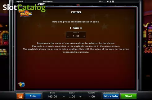Скрин6. Hot Shot (Eurocoin Interactive) слот