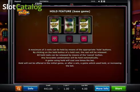 Скрин8. Hot Shot (Eurocoin Interactive) слот