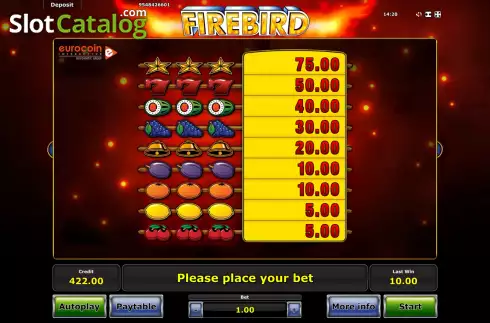 Скрин6. Firebird слот