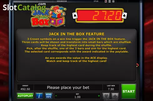 Скрин8. Jack in the Box (Eurocoin Interactive) слот