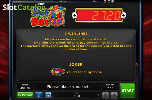 Скрин9. Jack in the Box (Eurocoin Interactive) слот
