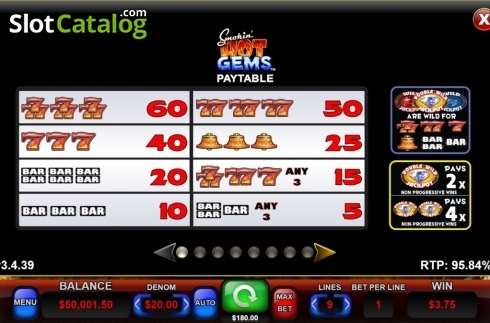 Скрин4. Smokin Hot Gems слот