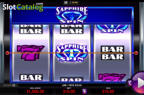 Скрин3. Sapphire Spin слот