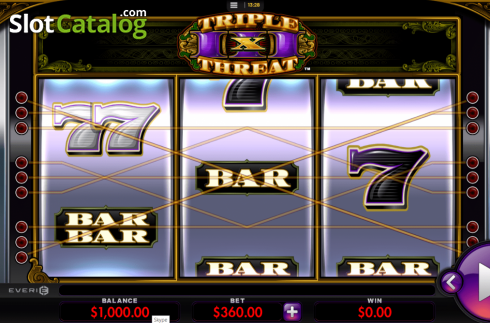 Скрин2. Triple Threat слот