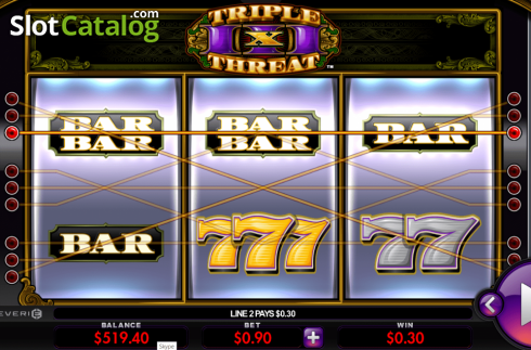 Скрин4. Triple Threat слот
