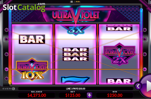 Скрин4. Ultra Violet слот