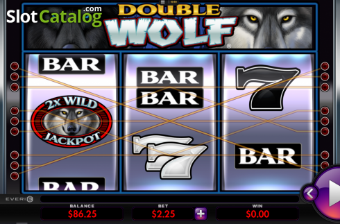 Скрин2. Double Wolf слот