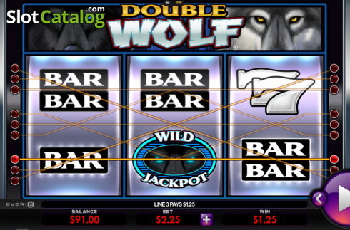 Скрин4. Double Wolf слот