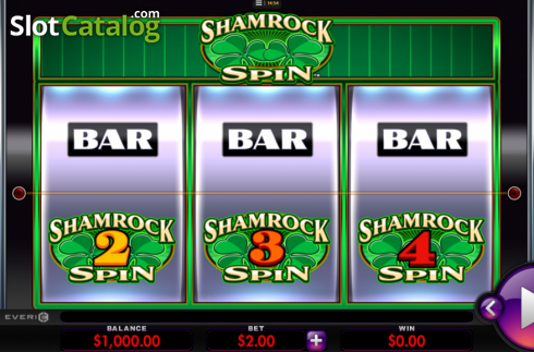 Скрин2. Shamrock Spin слот