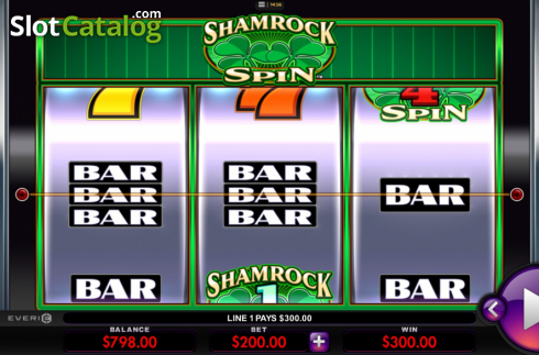 Скрин5. Shamrock Spin слот
