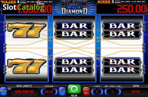 Скрин2. Black Diamond (Everi) слот