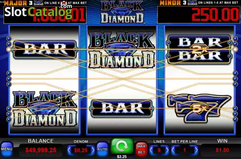 Скрин3. Black Diamond (Everi) слот