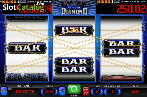 Скрин4. Black Diamond (Everi) слот