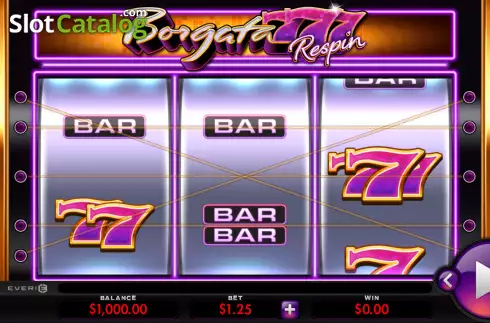 Скрин2. Borgata 777 Respin слот