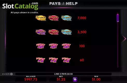 Скрин6. Borgata 777 Respin слот