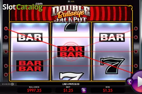Скрин4. Double Jackpot Bullseye слот