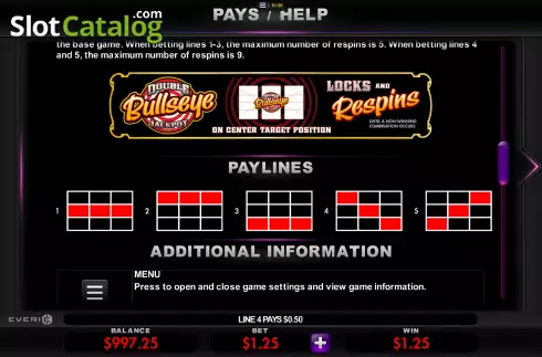 Скрин7. Double Jackpot Bullseye слот