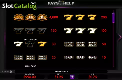 Скрин6. Golden Nugget (Everi) слот