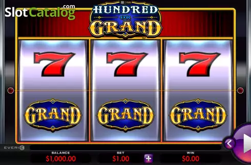 Скрин2. Hundred or Grand слот