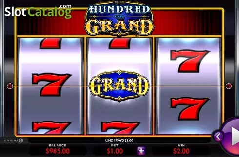 Скрин4. Hundred or Grand слот