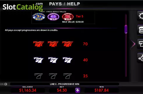 Скрин7. Triple Jackpot Gems слот