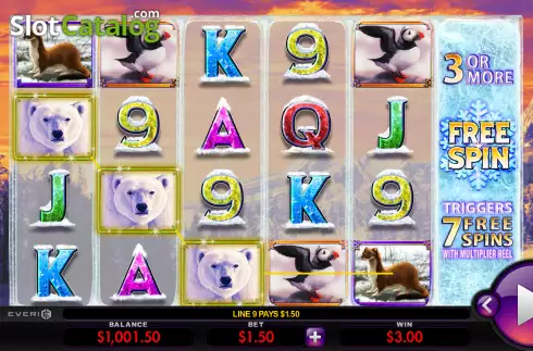 Скрин3. Wild North (Everi) слот