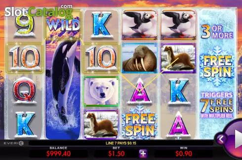 Скрин4. Wild North (Everi) слот