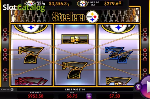 Скрин3. Pittsburgh Steelers Deluxe слот