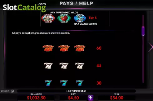 Скрин6. Super Jackpot Seven Seas слот