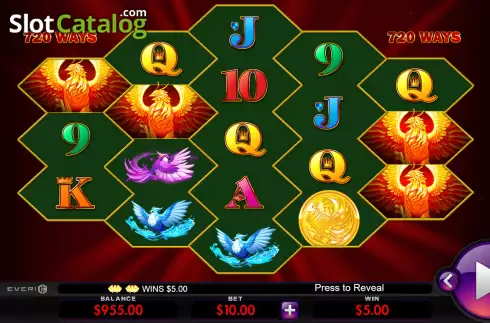 Скрин4. Fire Phoenix Burst слот