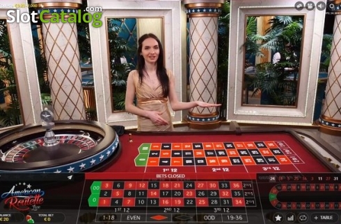 Скрин2. American Roulette (Evolution Gaming) слот