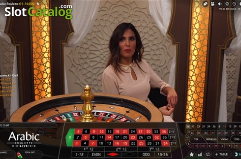 Скрин2. Arabic Roulette (Evolution Gaming) слот