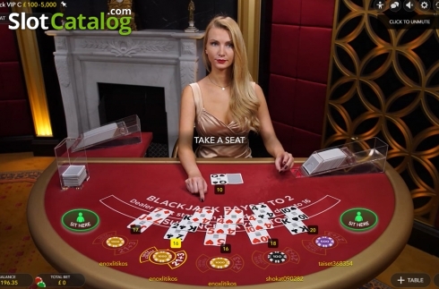 Скрин2. Blackjack VIP C слот