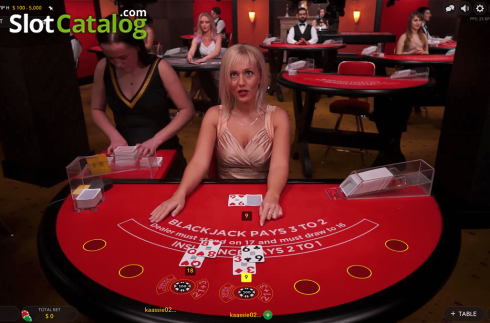 Скрин2. Blackjack VIP H слот
