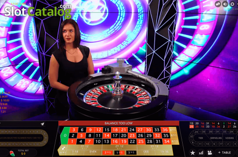 Скрин2. Double Ball Roulette (Evolution Gaming) слот