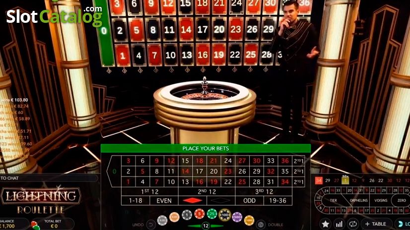 Скриншот слота Lightning Roulette от Evolution Gaming Lightning Roulette
