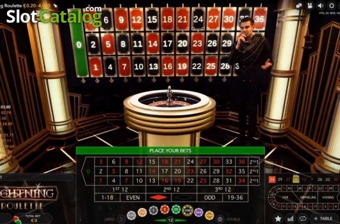 Скрин4. Lightning Roulette (Evolution Gaming) слот